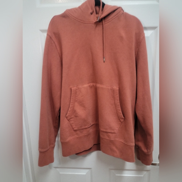 Madewell Men's Terracotta Hoodie - Picture 4 of 9